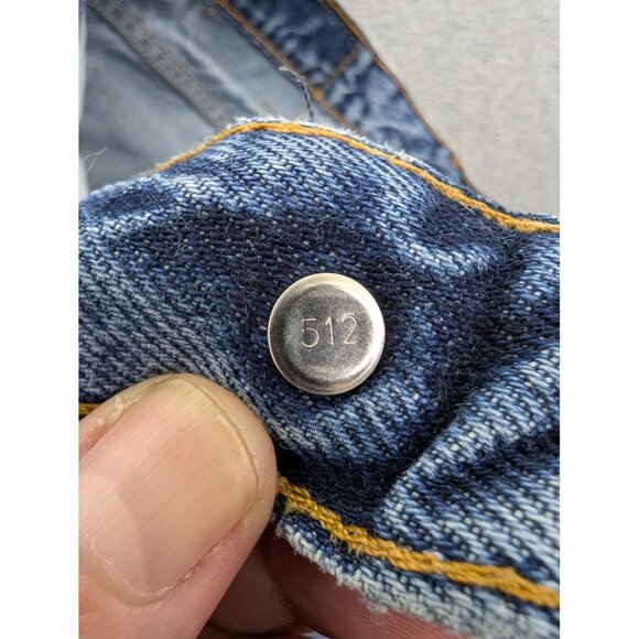Vintage Levis 550 Jeans Mens 18 Relaxed Fit Tapered Leg Blue Denim Made USA 90s - Picture 15 of 15